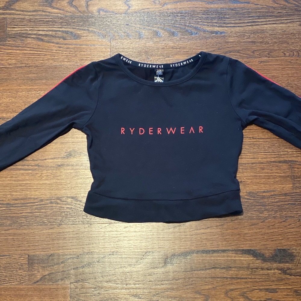 Ryderwear crop long sleeve shirt xs